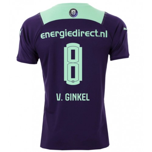 PSV Eindhoven Dres Marco van Ginkel 8 Gostujući 2021/22 Kratkih Rukava PSV Eindhoven Dres Marco van Ginkel 8 Gostujući 2021/22 Kratkih Rukava